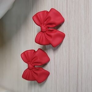🔥LAST PAIR🔥 RED BOW EARRINGS